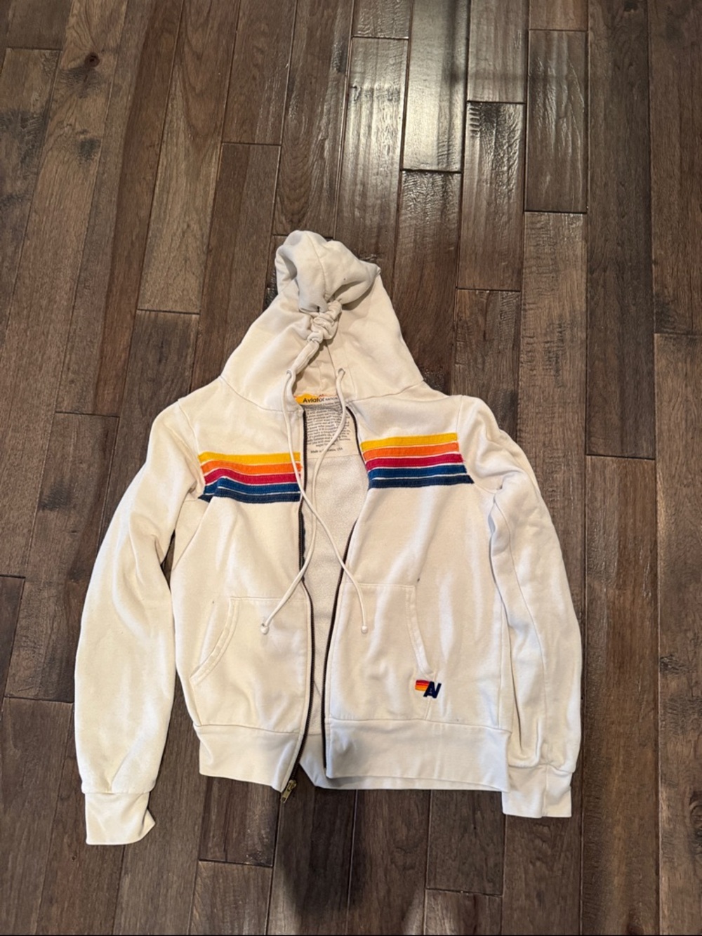 Aviator Nation 5 stripe hoodie